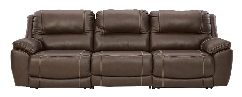 Dunleith Chocolate Power Recliner Sofa - Gate FurnitureReclining Sofa