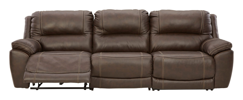 Dunleith Chocolate Power Recliner Sofa - Gate FurnitureReclining Sofa