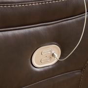 Dunleith Chocolate Power Recliner Sofa - Gate FurnitureReclining Sofa
