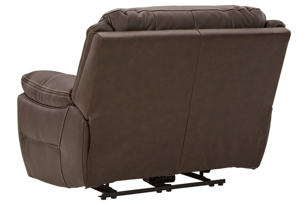 Dunleith Chocolate Power Recliner - U7160482 - Gate Furniture