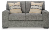 Dunmor Graphite Loveseat - 2490435