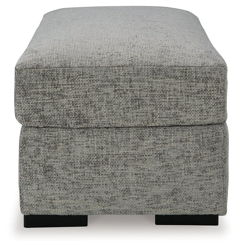 Dunmor Graphite Ottoman - 2490414