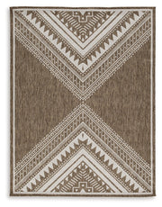 Dunsler Brown/Cream 8' x 10' Rug - R900011