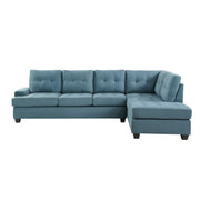 Dunstan Blue Reversible Sectional - Gate FurnitureSectional