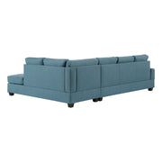 Dunstan Blue Reversible Sectional - Gate FurnitureSectional