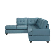 Dunstan Blue Reversible Sectional - Gate FurnitureSectional