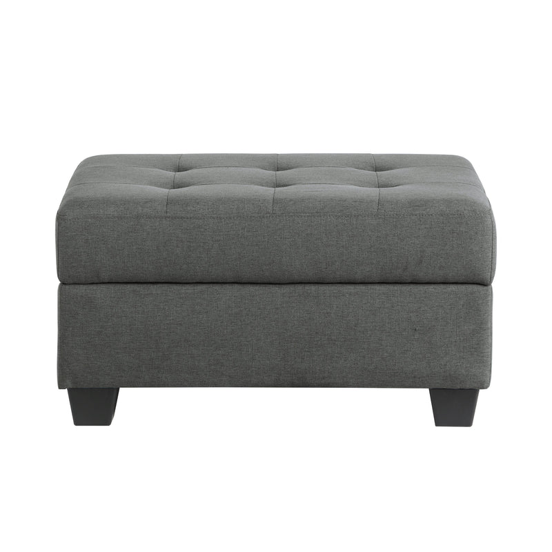 Dunstan Dark Gray Reversible Sectional - Gate FurnitureSectional