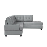 Dunstan Gray Reversible Sectional - Gate FurnitureSectional