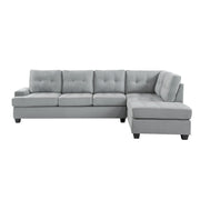 Dunstan Gray Reversible Sectional - Gate FurnitureSectional