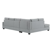 Dunstan Gray Reversible Sectional - Gate FurnitureSectional