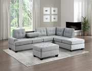 Dunstan Gray Reversible Sectional - Gate FurnitureSectional