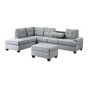 Dunstan Gray Reversible Sectional - Gate FurnitureSectional