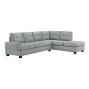 Dunstan Gray Reversible Sectional - Gate FurnitureSectional