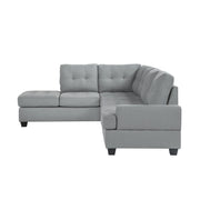 Dunstan Gray Reversible Sectional - Gate FurnitureSectional