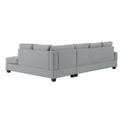 Dunstan Gray Reversible Sectional - Gate FurnitureSectional