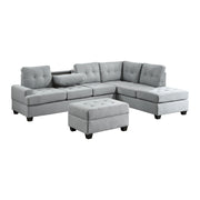 Dunstan Gray Reversible Sectional - Gate FurnitureSectional