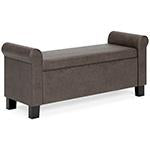 Durbinleigh Brown Storage Bench - A3000288 - Gate Furniture