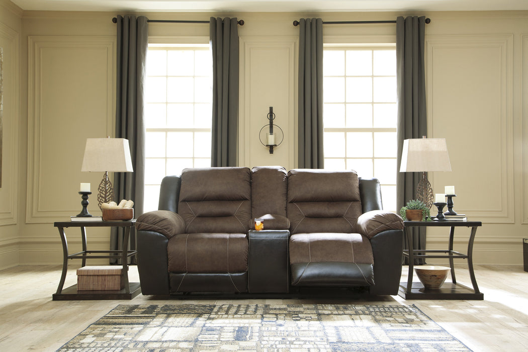 Earhart Chestnut Reclining Living Room Set - Gate Furniture