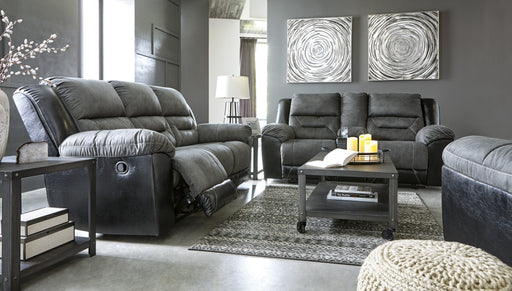 Earhart Slate Reclining Living Room Set - Gate Furniture