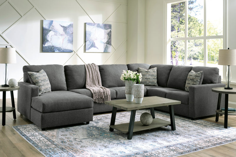 Edenfield Charcoal LAF Sectional - Gate FurnitureSectional