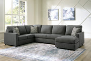 Edenfield Charcoal RAF Sectional - Gate FurnitureSectional