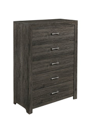 Edina Dark Gray Panel Bedroom Set - Gate FurnitureBedroom Set