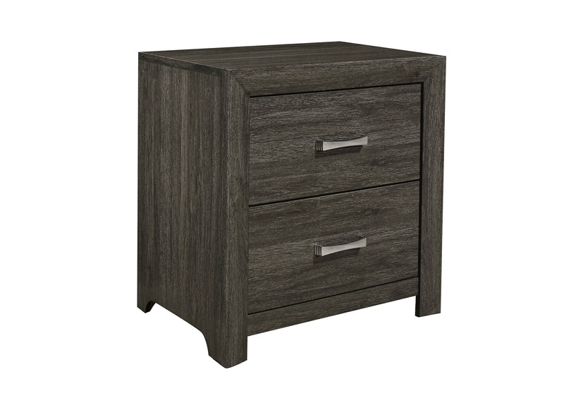 Edina Dark Gray Panel Bedroom Set - Gate FurnitureBedroom Set
