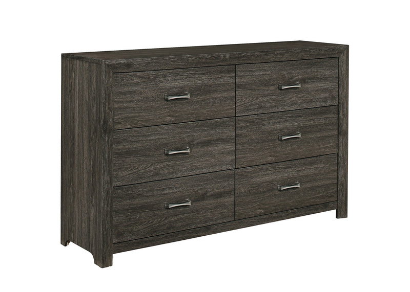 Edina Dark Gray Panel Bedroom Set - Gate FurnitureBedroom Set