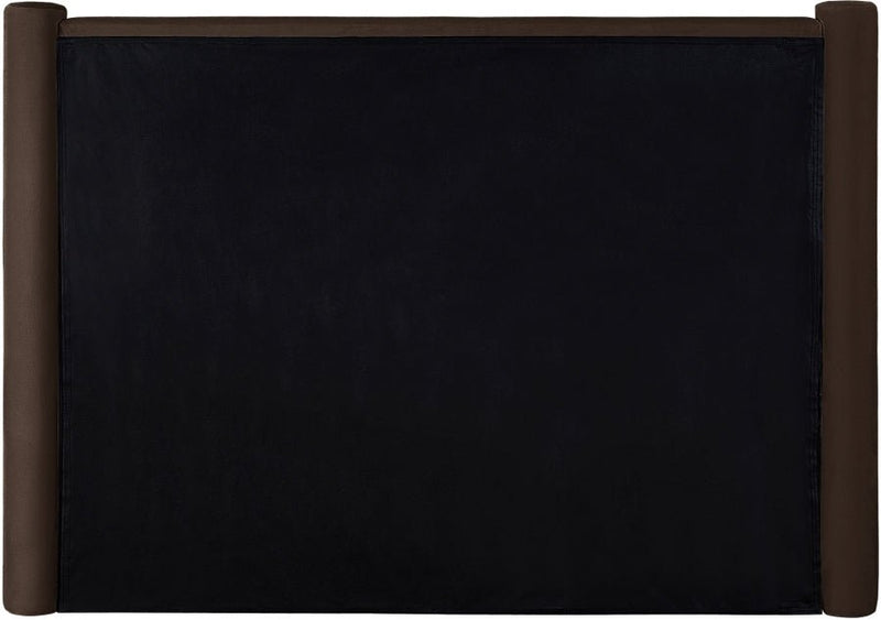 Elias Velvet Full Bed Brown - B1298Brown-F