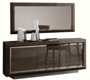 Elite Buffet W/Mirror Silver Birch Set - Gate Furniture
