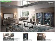 Elite Dining Room Brown Silver Birch Set - Gate FurnitureDining Room Set