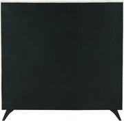 Elly Velvet Queen Bed Cream - Gate FurnitureQueen Bed