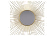 Elspeth Gold Finish Accent Mirror - A8010124 - Gate Furniture