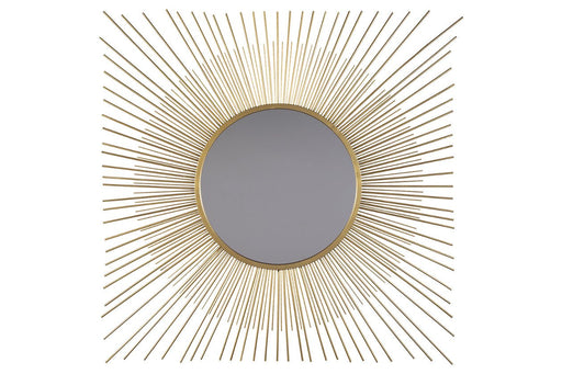 Elspeth Gold Finish Accent Mirror - A8010124 - Gate Furniture