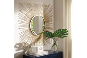 Elspeth Gold Finish Accent Mirror - Gate FurnitureOther Products