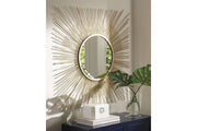 Elspeth Gold Finish Accent Mirror - Gate FurnitureOther Products
