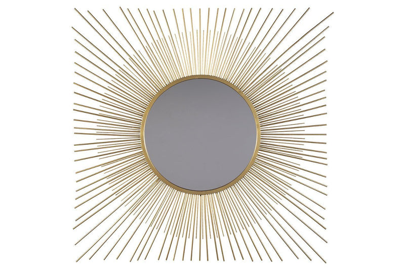 Elspeth Gold Finish Accent Mirror - Gate FurnitureOther Products