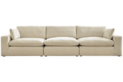 Elyza Linen 3 - Piece Sectional - Gate FurnitureSofa