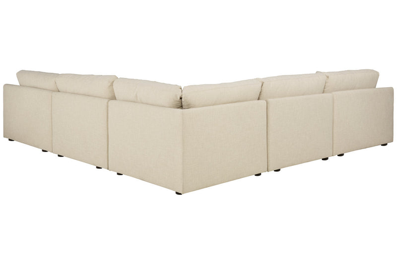 Elyza Linen 5 - Piece Sectional - Gate FurnitureSectional