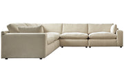 Elyza Linen 5 - Piece Sectional - Gate FurnitureSectional