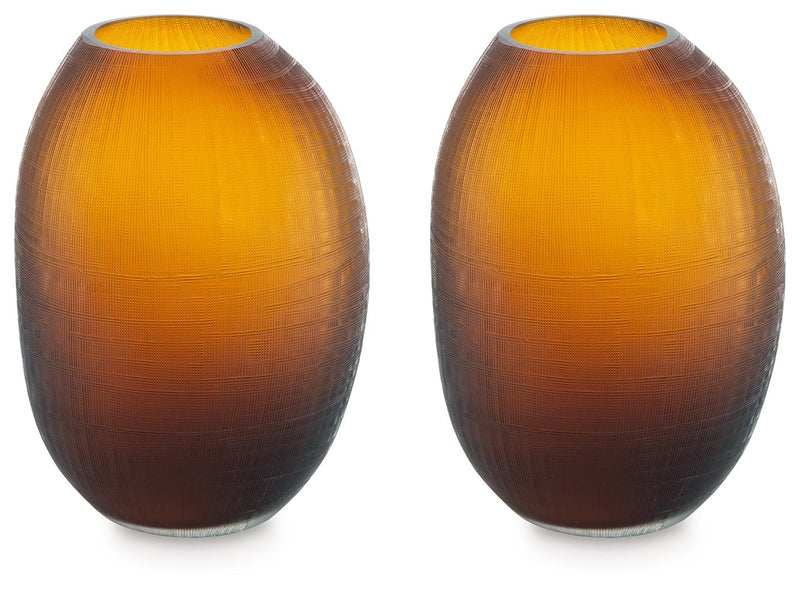 Embersen Vase (Set of 2) - Gate FurnitureVase
