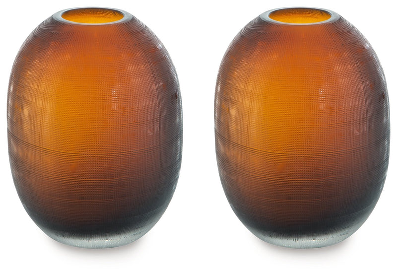 Embersen Vase (Set of 2) - Gate FurnitureVase
