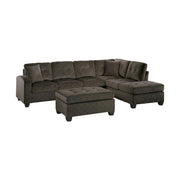 Emilio Chocolate Reversible Sectional - Gate FurnitureSectional