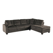 Emilio Chocolate Reversible Sectional - Gate FurnitureSectional