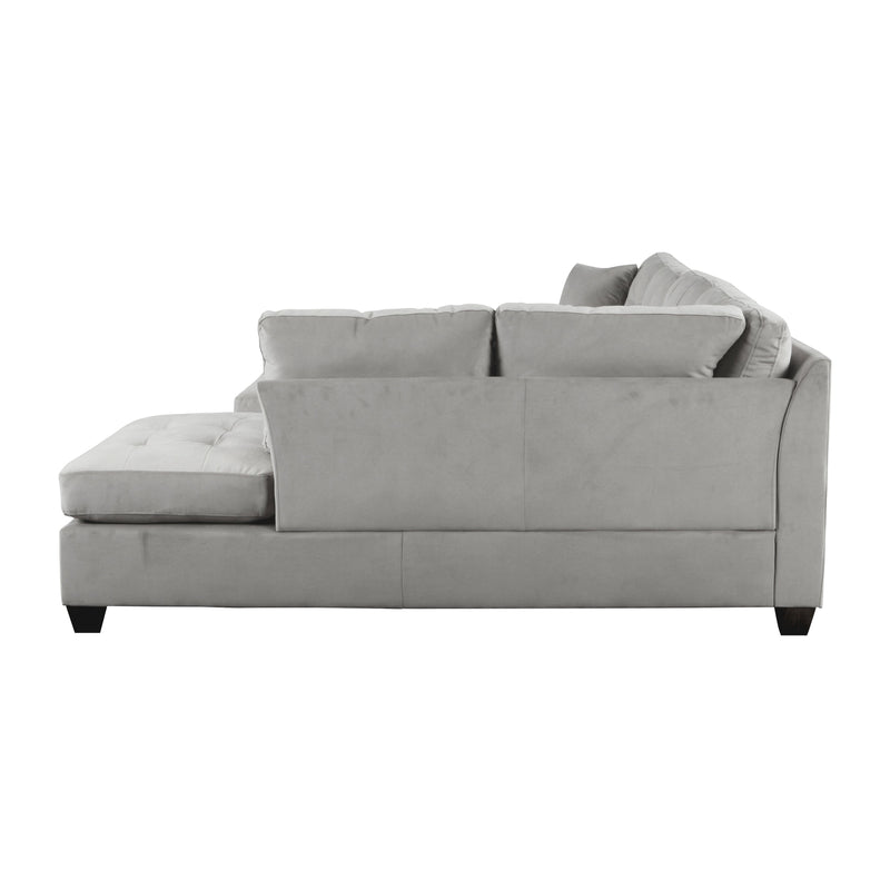 Emilio Taupe Reversible Sectional - Gate FurnitureSectional