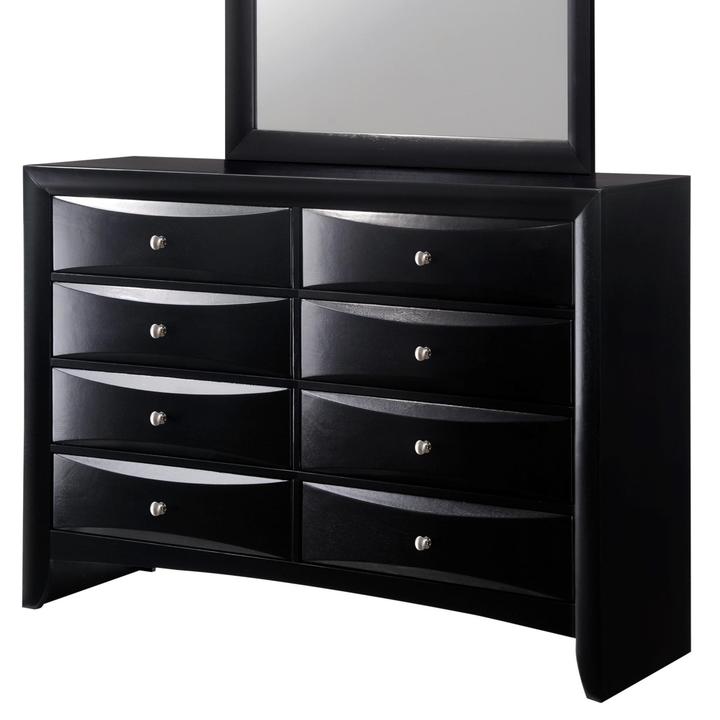 Emily Black Dresser - Gate FurnitureDresser