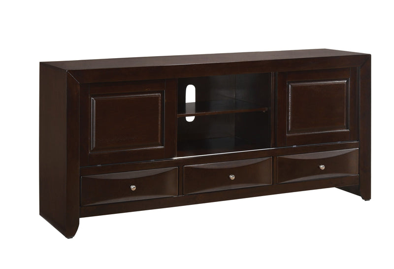 Emily Dark Cherry 68" TV Stand - Gate FurnitureTV Stand