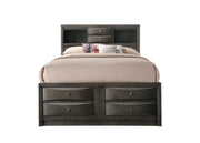 Emily Gray Storage Platform Bedroom Set - Gate FurnitureBedroom Set