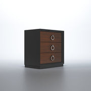 Emporio Black Nightstand - Gate FurnitureNightstand
