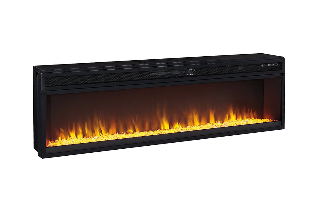 Entertainment Accessories Black Electric Fireplace Insert - W100-22 - Gate Furniture